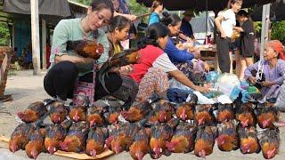 Zon didn't know that Vang Hoa was exhausted, at the farm and going to the market alone.