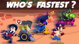 Who is the Fastest Brawler in Brawl Stars? Speed Test! 2024