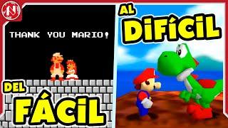 Del más FÁCIL al más DIFÍCIL: Sacar el 100% en CADA JUEGO de Mario