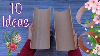 DIY CARDBOARD TUBES RECYCLING CRAFTS / Collection / DECORATING AND ORGANIZING IDEAS