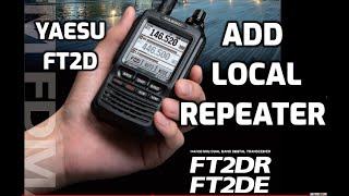 YAESU FT2D - Add Repeater