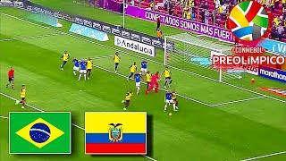 Ecuador Sub 23 vs Brasil Sub 23 Preolímpico Sub 23 2024