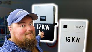The Core of our Home's Off Grid System: BigBattery 48v ETHOS Battery & LUXPower 12k Inverter Install