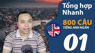 Tổng hợp nhanh 800 câu tiếng Anh ngắn (Phần 1/4)