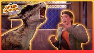 Welcome to King Dino’s Prehistoric Playland!  Jurassic World: Chaos Theory | Netflix