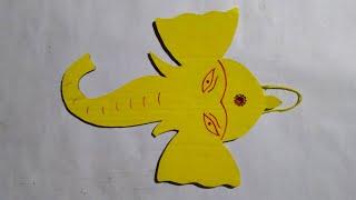 Making simple Ganesh Ji for kids #creation hub