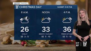 Tuesday Evening Forecast Dec. 24