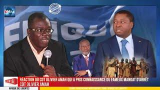 Le commandant OLIVIER AMAH réagit au mandat d'arrêt international & lance 1 appel à la mobilisation