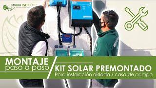 Cómo montar un kit solar de aislada paso a paso ‍️