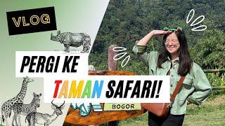 VLOG: PERGI KE TAMAN SAFARI! IH ADA YANG PIPIS SEMBARANGAN  WKWKWK XD #vlog #tamansafari