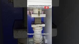 Compression Test  #cement #cube #internship #bureauofindianstandards #trending #shorts #sound #asmr