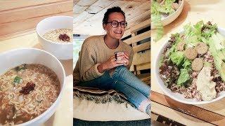 WHAT WE EAT IN A DAY | vegan van life (asian inspired!)