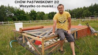 Klatka dla brojlerów chów pastwiskowy 2/2 | Krok po kroku jak zrobić ? | sprzęt dodatkowy