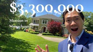 Inside a $3.3 million LUXURY home in the suburbs of Boston!