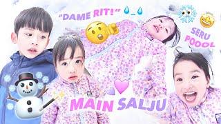 MAIN SALJU DI TOTORI PERTAMA KITA BESTI SERU BANGET MASYALLAH