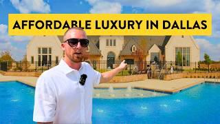 BEST Luxury on a Budget Neighborhood for Living in Dallas Texas | Tour Cambridge Crossing Celina TX