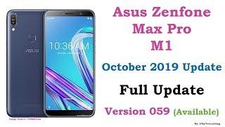 Asus Zenfone Max Pro M1 October 2019 Full Update Available