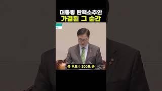 12.14 윤대통령 탄핵소추안 투표결과