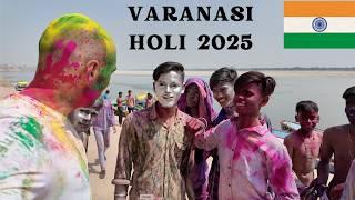 My First Playing Holi Experience in VARANASI 2025