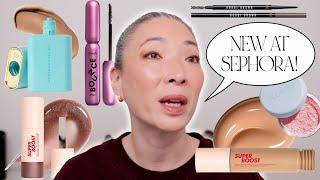 NEW AT SEPHORA! Try-On With Me - Westman Atelier | Make Up For Ever | Kosas | Bobbi Brown | Benefit