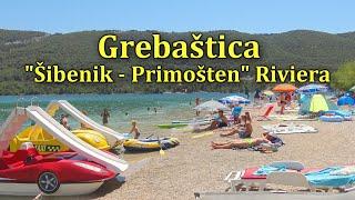 Riwiera Szybenik Primosten. Grebastica Chorwacja | 4K