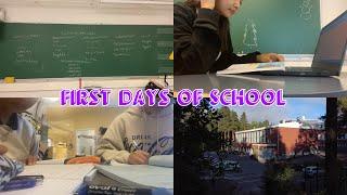 First days of Second Year Highschool in Finland