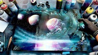 Ancient Space Cave - SPRAY PAINT AR by Skech