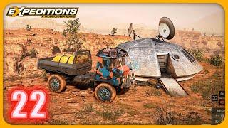 EXPEDITIONS A MudRunner Game Gameplay Part 22 (UFO does not Exist!)