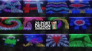 New Animation 20 Port Controller Designs || #pixelledlights  Video #138