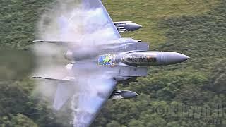 WOW! F-15E Strike Eagle Low Level in the MACH LOOP