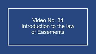 ProfDale Property Video 34  - Introduction to Easements