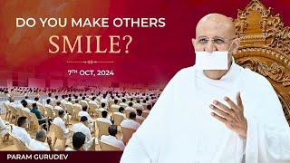 Do You Make Others Smile? | Param Gurudev Shree Namramuni Maharaj Saheb | Paramdham | 7 Oct, 24