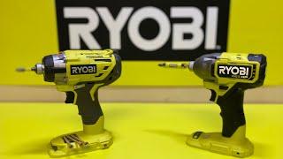 Ryobi HP 1/4in 4 mode impact driver PBLID02 feature review against Ryobi P238