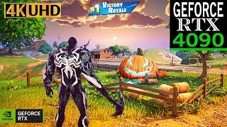 Fortnite Venom Skin Gameplay | RTX 4090 4K Max Graphics + Ray Tracing ON | Fortnitemares #fortnite