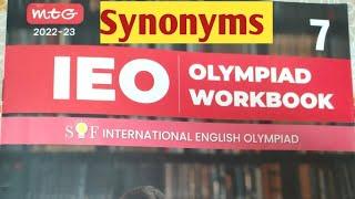 Class 7 || IEO workbook || Synonyms