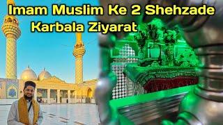 Karbala Me Imam Muslim ke 2 Shehzadon Ka Darbar Ziyarat Karye | Jo Bachpan Me Shaheed Hogaye