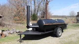 Outlaw BBQ Stick Burner BBQ Trailer Pit