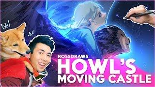 Ross Draws HOWL'S MOVING CASTLE!! (Studio Ghibli)