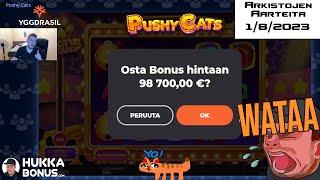 Hups! 100 000€ kissa bonusosto luikahti!