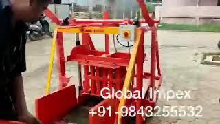 Concrete Block Making Machine - Global 430 Manual