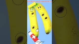 Banana Nails and Centipede Removal - Fruit Hospital:ASMR #shorts #gaming  #cartoon