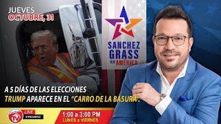 A 5 días de las elecciones TRUMP aparece en el “carro de la basura” I  UniVista TV Live Stream