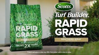 How To Use Scotts Turf Builder Rapid Grass™ Southern Gold® Blend for Tall Fescue Lawns