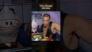 Vin Diesel evolution (1995-2024) ️ #vindiesel #fastandfurious #thenvsnow #throwback