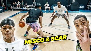 This Squad Is REALLY Scary | SCAR & NESCO CRAZY Match Up vs D1 & Pro Hoopers | Ep 13