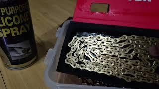 YBN ti-N gold SLA 110 TIG 11 speed chain degrease