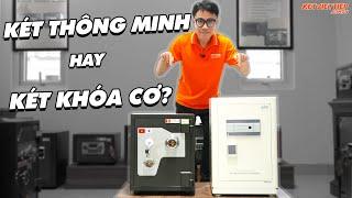 Nên Mua Két Thông Minh Hay Két Khóa Cơ Núm Xoay? Loại Nào Tốt Nhất? Công Ty Két Sắt Việt Tiệp