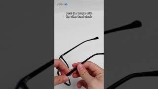 How to Adjust the Tightness of the Plastic Frames? | Firmoo.com