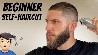 The Easiest Beginner Buzz Cut Self-Haircut 2024 | How To Cut Your Own Hair Without A Lever