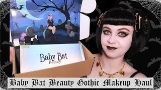 GOTHIC MAKEUP HAUL | Baby Bat Beauty | Gothic US small business makeup brand